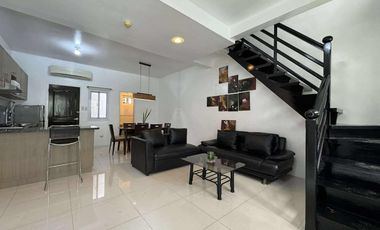 FOR RENT – FURNISHED 2-BEDROOM, 2-STOREY UNIT WITH POOL ACCESS