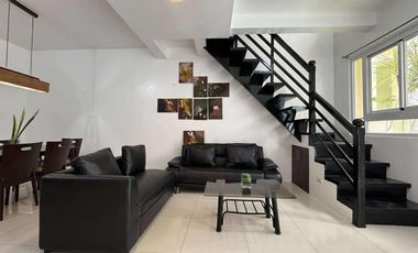 FOR RENT – FURNISHED 2-BEDROOM, 2-STOREY UNIT WITH POOL ACCESS