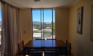 SE ARRIENDA DEPARTAMENTO AMOBLADO DE 3 DORMITORIOS 2 BAÑOS ,UY CENTRAL , EDIFICIO AMALFI.