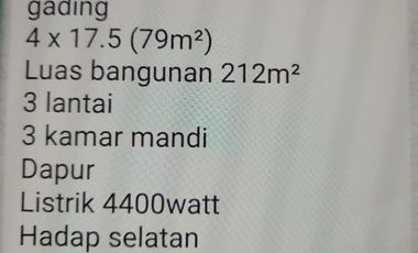 JUAL/SEWA Ruko 3 lantai Soho sedayu city kelapa gading