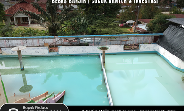 JUAL CEPAT TANAH 5292 m² FREE RUMAH 2 lantai STRATEGIS  – DEKAT PUSAT KOTA LANGSA | COCOK USAHA, KANTOR & INVESTASI