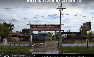 JUAL CEPAT TANAH 5292 m² FREE RUMAH 2 lantai STRATEGIS  – DEKAT PUSAT KOTA LANGSA | COCOK USAHA, KANTOR & INVESTASI