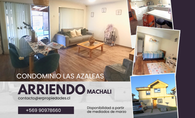 Casa amplia y en excelente estado en Condominio Las Azaleas, con amplio terreno.