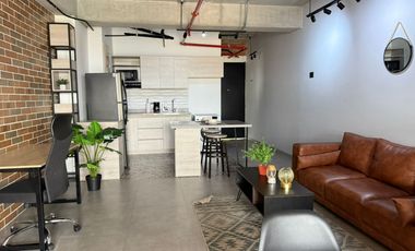 Amoblado HERMOSO Apartaestudio tipo loft Laureles