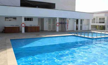 ARRIENDO APARTAMENTO AMOBLADO, DOS HABITACIONES, DOS BAÑOS, SALA, COMEDOR, COCINA, BALCÓN VISTA AL MAR,