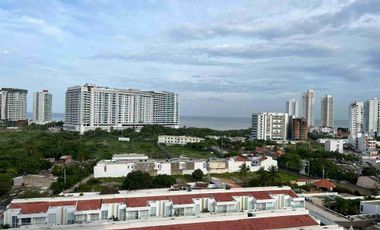 ARRIENDO APARTAMENTO AMOBLADO, DOS HABITACIONES, DOS BAÑOS, SALA, COMEDOR, COCINA, BALCÓN VISTA AL MAR,