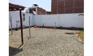 Casa Tipo Bungalow En Importante Terreno, En Esquina – Playa Los Pulpos, Lurín