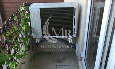 Departamento en Arriendo Estilo Mariposa, Condominio Parque Pucón Oriente, Gastos Comunes Incluidos