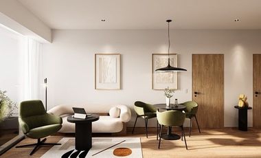 Venta de Departamento de 83m2 totales (39m2 habitables) con Terraza Privada de 37m2- en Col. Roma Sur #26-461