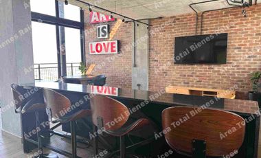 Venta de departamento tipo Loft, amueblado