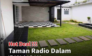 Disewa rumah taman radio dalam, cocok untuk kantor atau hunian

Luas tanah: 350m
Luas bangunan: 300m
Bangunan: 1 lantai
Kamar tidur: 2 + 2 (art)
Kamar mandi: 2+1 (art)
Listrik: 16.000 watt
Garasi + carpot: 1+1
Dijalan depan bisa parkir 2 mobil

Harga sewa: 270jt/th
Minimal sewa 1 thn

Lokasi strategis: 
-berada di dalam komplek taman radio dalam, row jalan lebar.