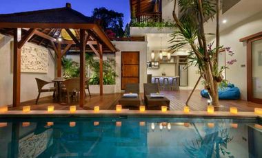 VILLA FREEHOLD MEWAH DENGAN ROOFTOP – 5 MENIT KE PANTAI PERERENAN, Canggu | INVESTASI PRIME AREA