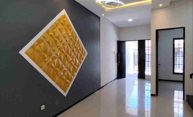 Rumah Baru Nirwana Executive Surabaya Timur  Free AC & Pagar  Row 3 Mobil