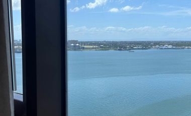 Large 1BR with Balcony with Sea view in Mandani Bay Cebu. Interior Design & MoveIn Ready.