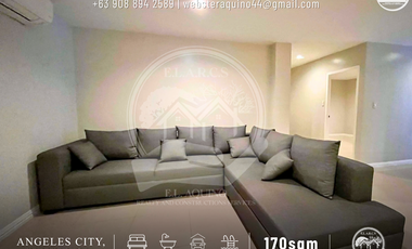 3 BEDROOMS FULLY FURNISHED APARTMENT FOR RENT LOCATED IN A SECURED SUBDIVISION AT ANGELES CITY PAMPANGA
