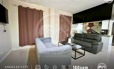 APARTMENT STUDIO UNIT FULLY FURNISHED WITH OFFICE FOR RENT LOCATED IN A SECURED SUBDIVISION AT ANGELES CITY PAMPANGA
