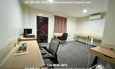 APARTMENT STUDIO UNIT FULLY FURNISHED WITH OFFICE FOR RENT LOCATED IN A SECURED SUBDIVISION AT ANGELES CITY PAMPANGA