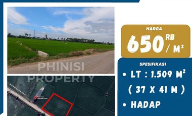 Tanah dijual di Moncobalang, Barombong, Gowa, Pakkabba, Sulawesi Selatan