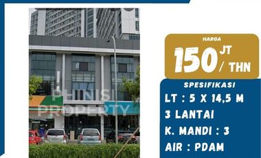 Ruko disewakan di Centre Point of Indonesia (CPI), Panambungan, Mariso, Makassar, Sulawesi Selatan