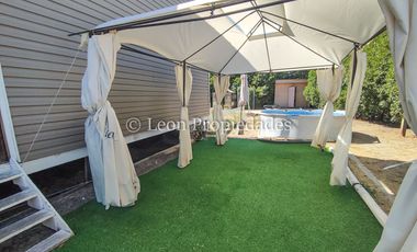 Leon Propiedades vende parcela con casa en zona comercial, sector El Ajial, Curacaví.