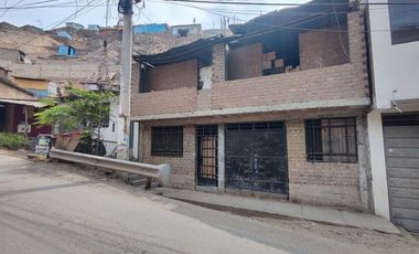 Venta De Casa Como Terreno En San Juan De Lurigancho