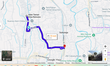 Taman Griya kencana, Tanah sereal, Administratif Kota Bogor,  1 KM from Bukit cimanggu city, 5Menit / 2Km dari stasiun cilebebut,  Baru Renov