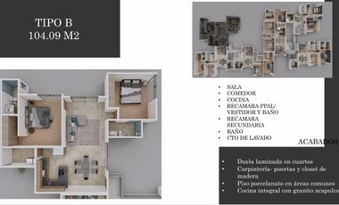 Departamentos en VENTA en Loma Alta desde $3,145,000 (entrega en 12 meses).