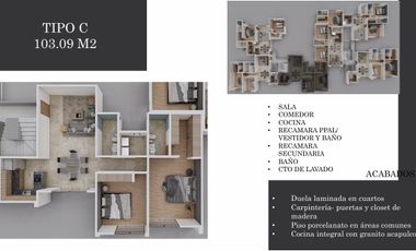 Departamentos en VENTA en Loma Alta desde $3,145,000 (entrega en 12 meses).