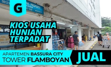 Jual Kios Usaha Apartemen Bassura City Tower Flamboyan Dg Hunian Padat
