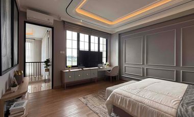 Hunian Eksklusif American Classic 3 Lantai Rooftop Dekat Tol Cijago Cibubur, Bekasi