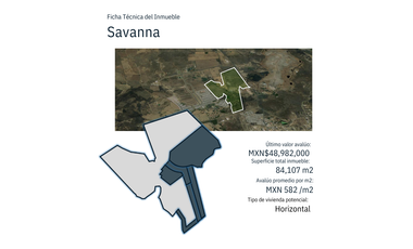 Terreno Fracc. Savanna en El Salto, Jalisco