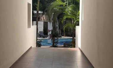 renta departamento amueblado residencial sm 16 céntrico en Cancún