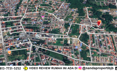 rumah type 100/162m2 di rindang asri jl.dukuh jaya 1 sei besar