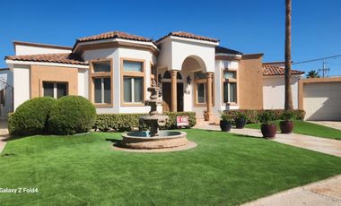 VENTA DE RESIDENCIA DE LUJO EN CAMPOS ELISEOS, CIUDAD JUAREZ CHIH.