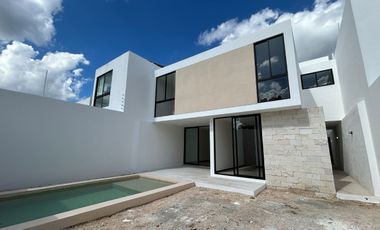 Hermosa casa en venta ENTREGA INMEDIATA en Privada al Norte de Mérida