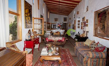 Hermosa Casa Amoblada en Horcón, Valle Elqui | Gran Terreno – $195MM