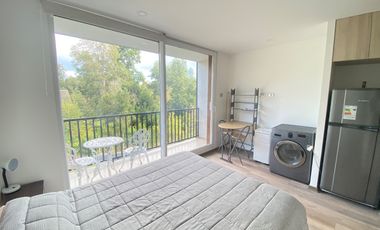 Departamento Estudio en Arriendo, Gastos Comunes Incluidos, Condominio Espacios Pucón