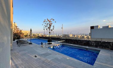 Departamento amueblado de dos recamaras en PB en renta en El Nuevo Refugio, Querétaro