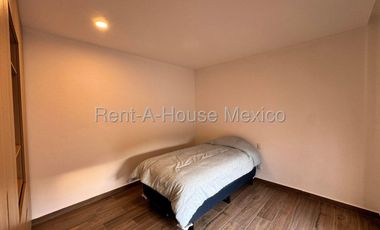 Departamento amueblado de dos recamaras en PB en renta en El Nuevo Refugio, Querétaro