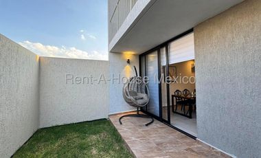 Departamento amueblado de dos recamaras en PB en renta en El Nuevo Refugio, Querétaro