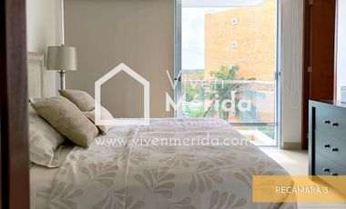 Departamento en renta en Country Club Yucatán