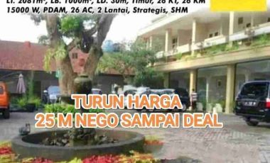 FOR SALE 
HOTEL 2 LANTAI MASIH AKTIF DI MAGELANG 
HARGA 25 M NEGO
