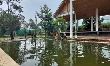 Villa Modern Tropical Riverside Estate – 4.400 m² Tanah Langka Dekat Tol Soreang & Kota Bandung, Di Bawah Harga Pasar 50%
