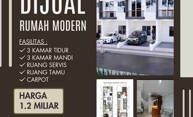 Di jual Rumah Baru Mewah Tanjung barat dekat dengan University UMIBA dan AEON Mall Jakarta selatan