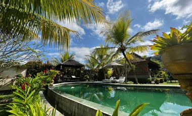 For Sale Balinese Classic Villa View Sawah & Gunung At Sidemen Karangasem Bali.