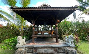 For Sale Balinese Classic Villa View Sawah & Gunung At Sidemen Karangasem Bali.