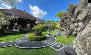 For Sale Balinese Classic Villa View Sawah & Gunung At Sidemen Karangasem Bali.