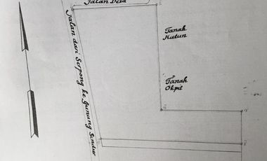 Dijual Kavling Komersil Strategis Hadap Jalan Raya Utama di Puspitek Serpong Tangerang Selatan