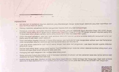Tanah Murah SHM Pekarangan View Gunung Merapi Sumberan Pakem