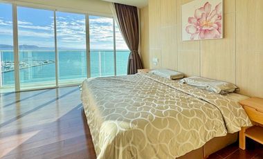 Luxury Beachfront Condo for Rent at Mövenpick White Sand Beach Pattaya  | 1BR | 19th Floor | Yacht Marina View